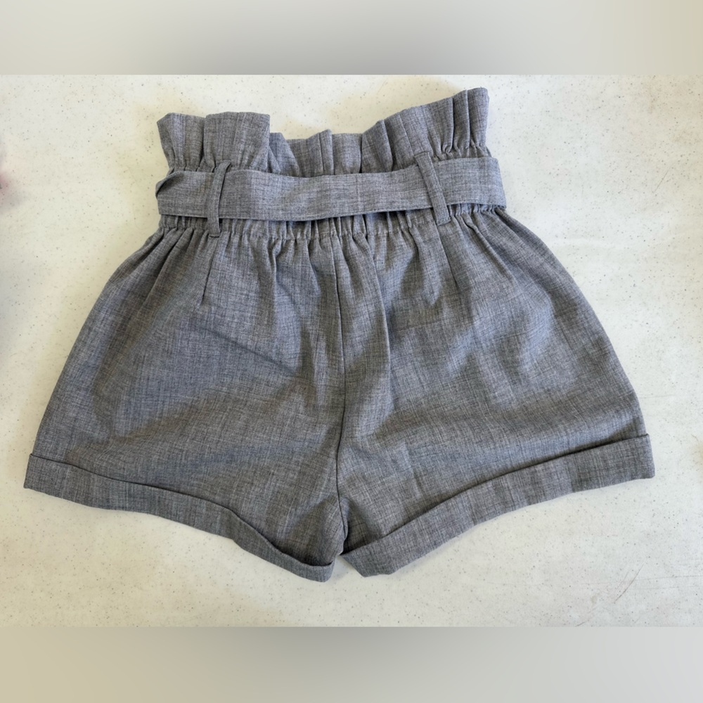 Charlotte Russe High Waist Gray Shorts - Picture 2 of 6